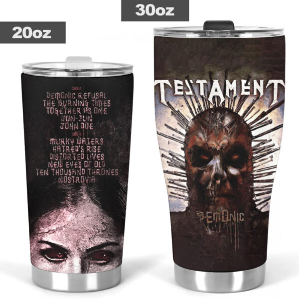 Testament Band Tumbler Cup - HOATT 12124