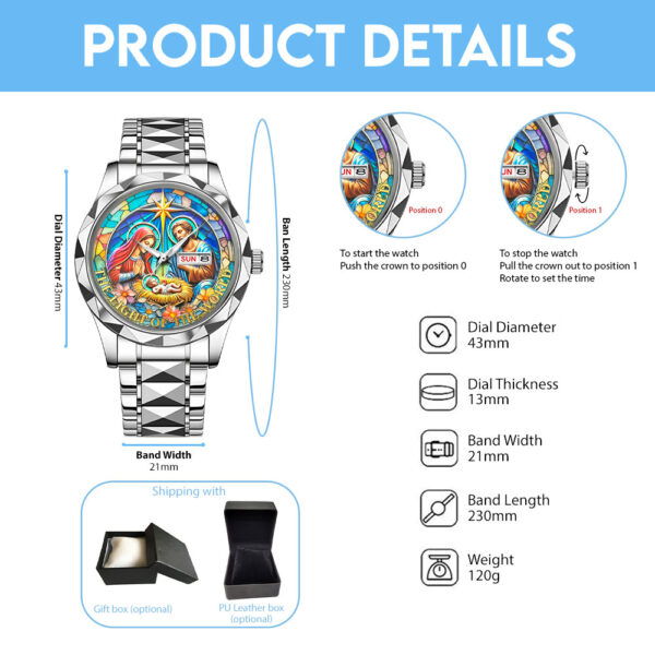 The Light of The World Alloy Luxury Quartz Watch - MAITM 12488