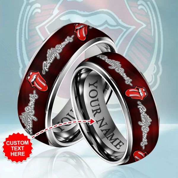 Personalized The Rolling Stones Custom Alloy Ring - MAITM 12441