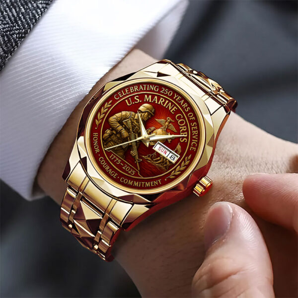 US Marine Corps Alloy Luxury Quartz Watch - MAITM 12531