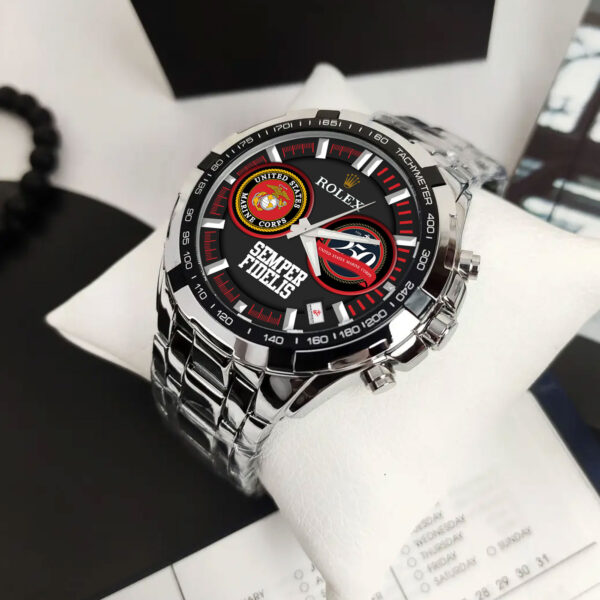 US Marine Corps Alloy Quartz Watch - MAITM 12412