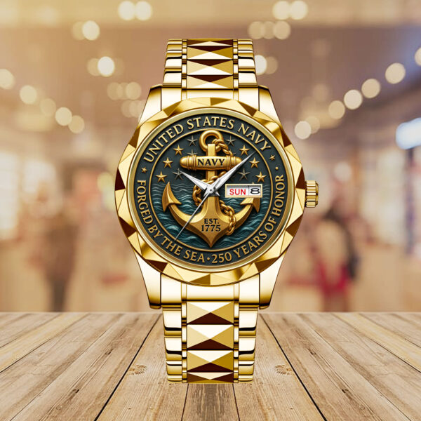 US Navy Alloy Luxury Quartz Watch - MAITM 12450