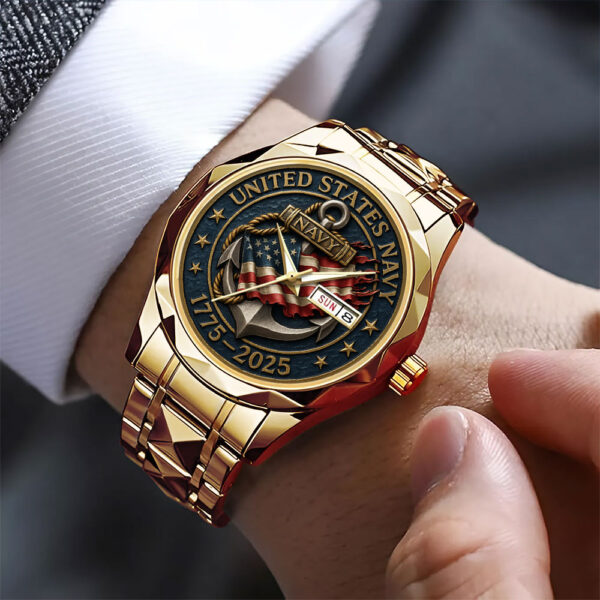US Navy Alloy Luxury Quartz Watch - MAITM 12493