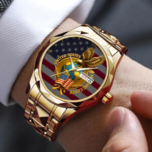 US Marine Corps Alloy Luxury Quartz Watch - TMTHU 241