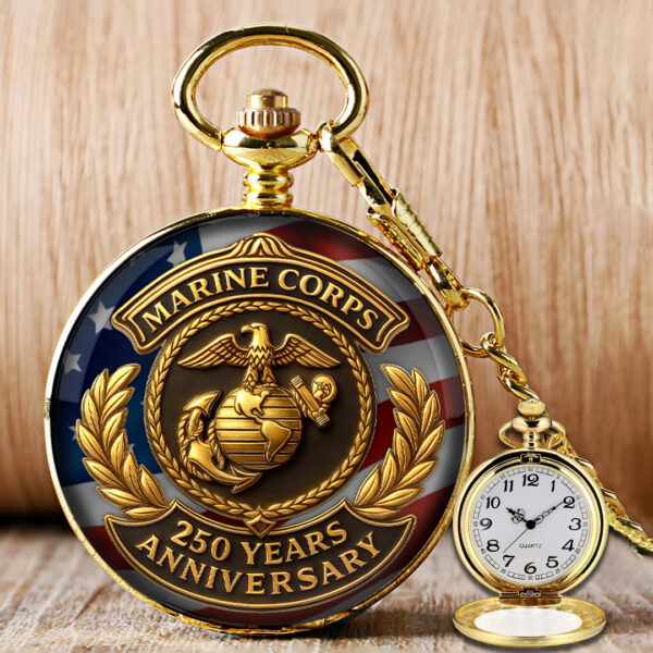 US Marine Corps Custom Pocket Watch - TMTHU274