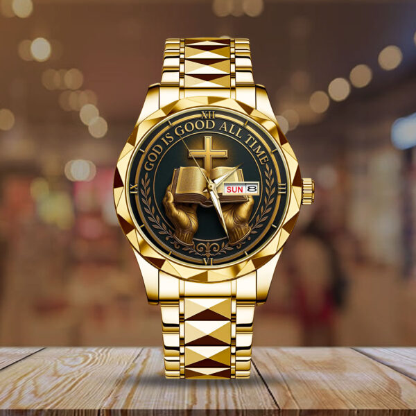 God Is Good Alloy Luxury Quartz Watch - TMTHU 309