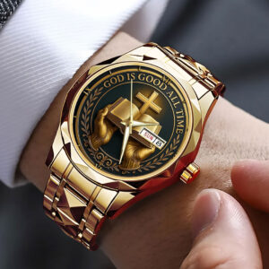 God Is Good Alloy Luxury Quartz Watch - TMTHU 309