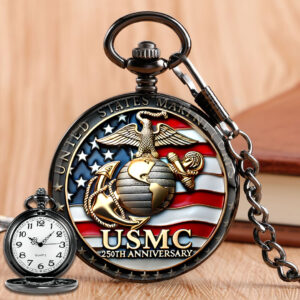 US Marine Corps Custom Pocket Watch - TANTN 15118