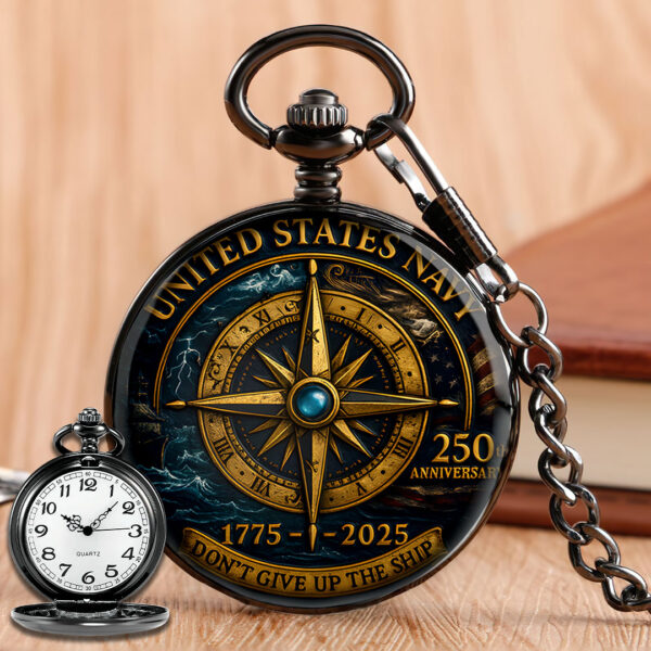 US Navy Custom Pocket Watch - TANTN 15127