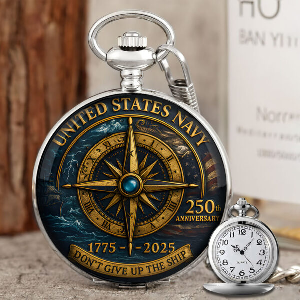 US Navy Custom Pocket Watch - TANTN 15127