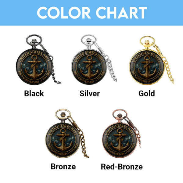 US Navy Custom Pocket Watch - TANTN 15126