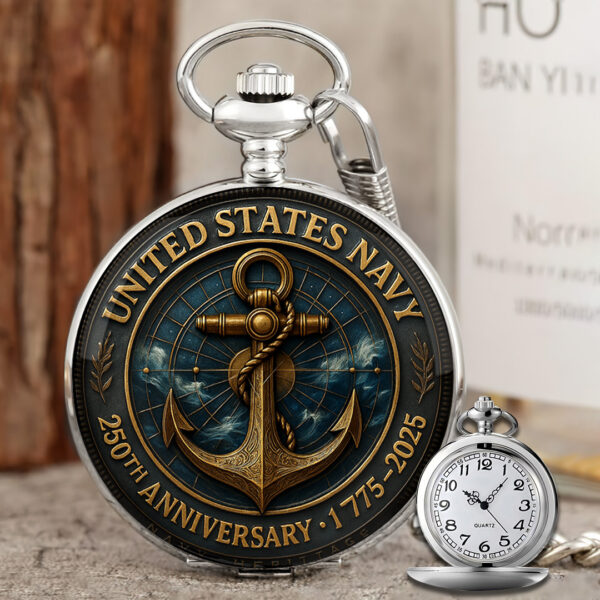 US Navy Custom Pocket Watch - TANTN 15126