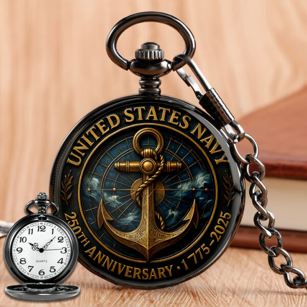 US Navy Custom Pocket Watch - TANTN 15126