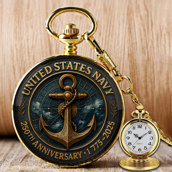 US Navy Custom Pocket Watch - TANTN 15126