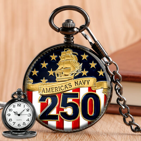 US Navy Custom Pocket Watch - TANTN 15130